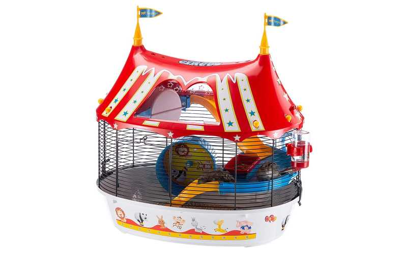 Circus hamster cage