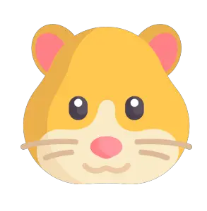 hamster face logo